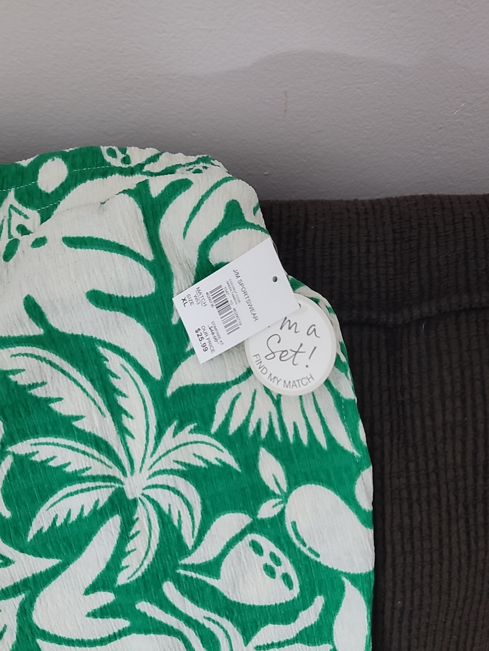 Cato Green and White Wide Leg Pants